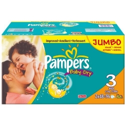 ПАМПЕРС JUMBO 3 4-9кг х68